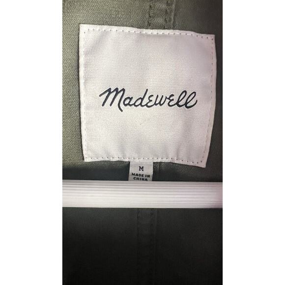 Madewell Dispatch Jacket Military Style Green Cotton Canvas Size M - Picture 7 of 10